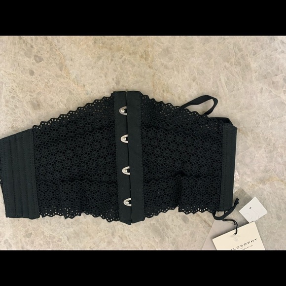 Philosophy Embroidered Poplin 4 Fastener Corset - Picture 8 of 10